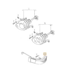 1t0949102d LUZ INTERMITENTE DERECHA VW TOURAN 2003-2010