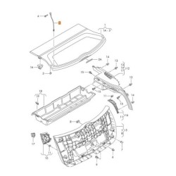6j0863447a 9b9 banda original de bandeja SEAT IBIZA