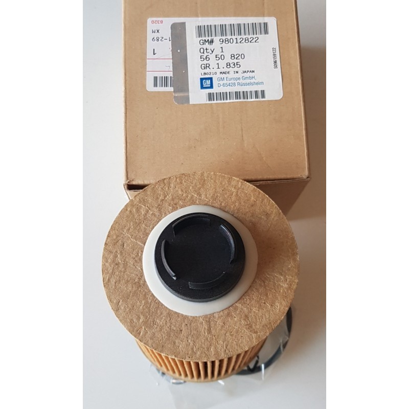 5650820 filtro de aceite opel original 98012822 5650820 filtro de aceite opel original 98012822