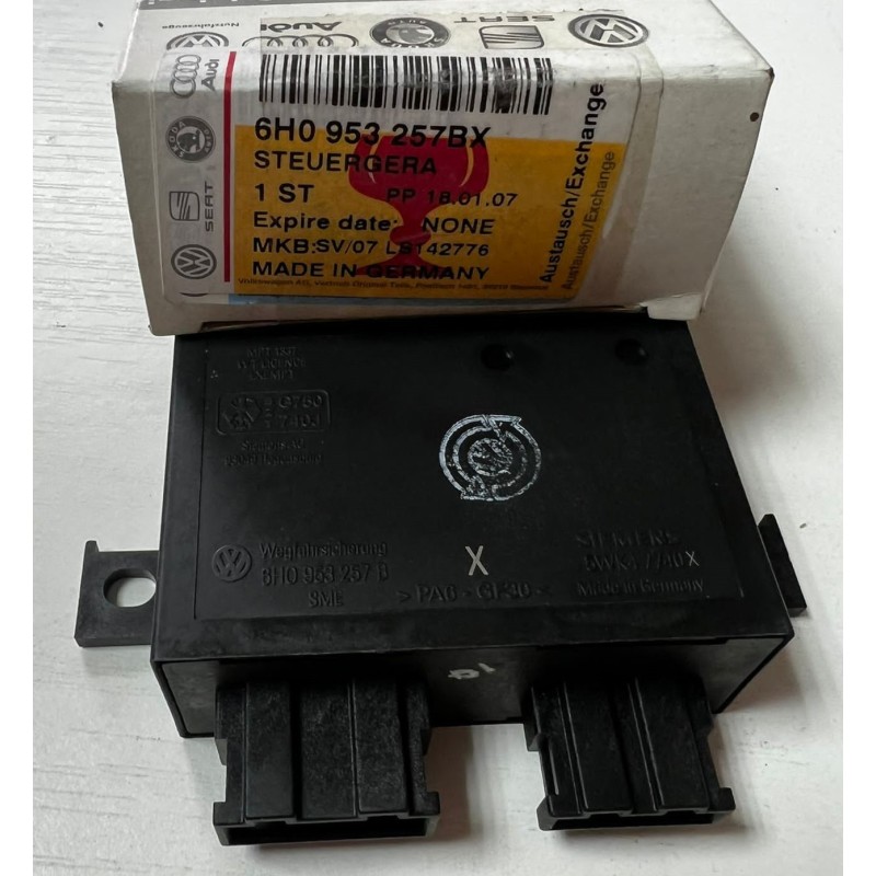 6H0953257BX UNIDAD DE CONTROL SEAT, VW ORIGINAL 6H0953257BX UNIDAD DE CONTROL SEAT, VW ORIGINAL